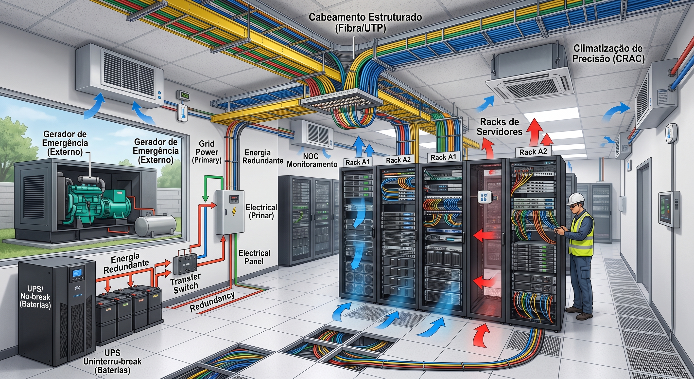 Montagem de Data Centers